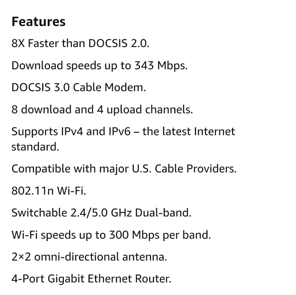 Arris SURFboard Cable Modem & WiFi Router - Picture 7 of 13